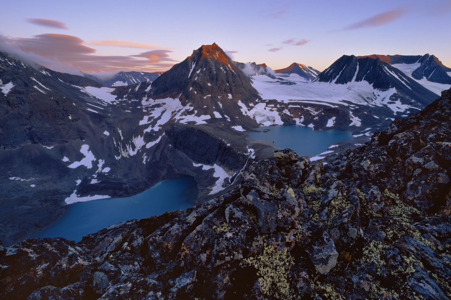 Berg Kebnekaise in Schweden