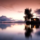 Mitternachtssonne in Schweden