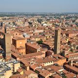 Ansicht von Altstadt mit Türmen