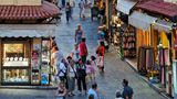 Geschäfte in der Altstadt von Rhodos