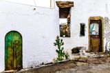 Dorf Lachania, ein Schuckstueck der Insel mit zauberhaften  kleinen Gassen