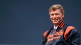 Dan Quayle im Baseball Stadion