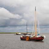 Boot auf dem Meer von Ameland Niederlande