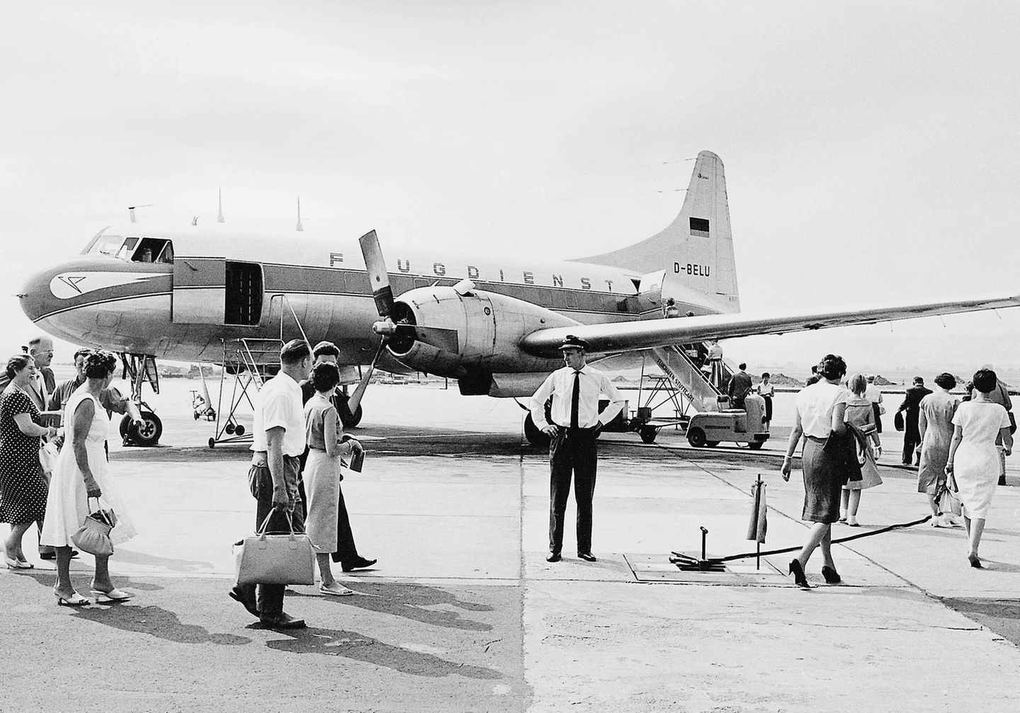 Flugzeug am Flughafen Stuttgart