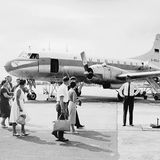 Flugzeug am Flughafen Stuttgart