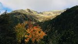 Berge im Sonnenschein
