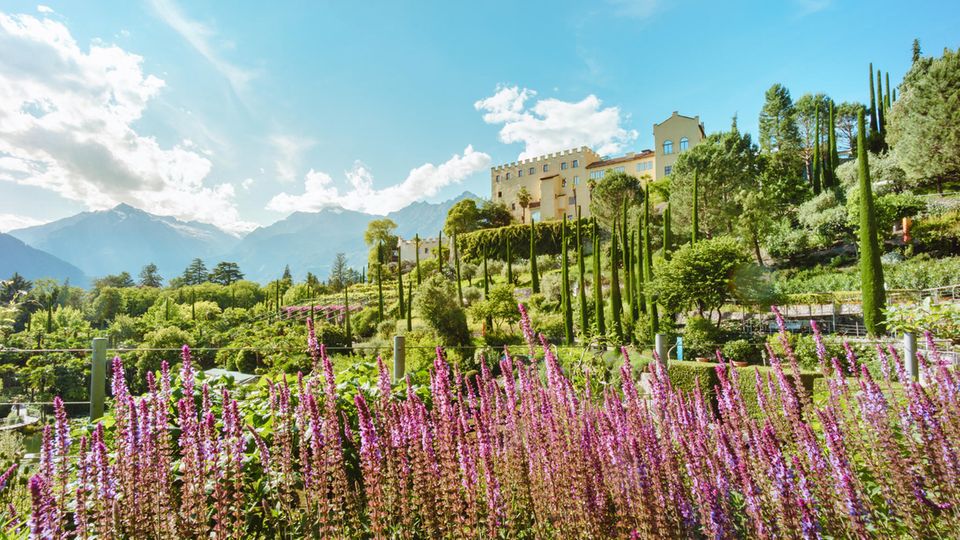 Schloss vor Garten