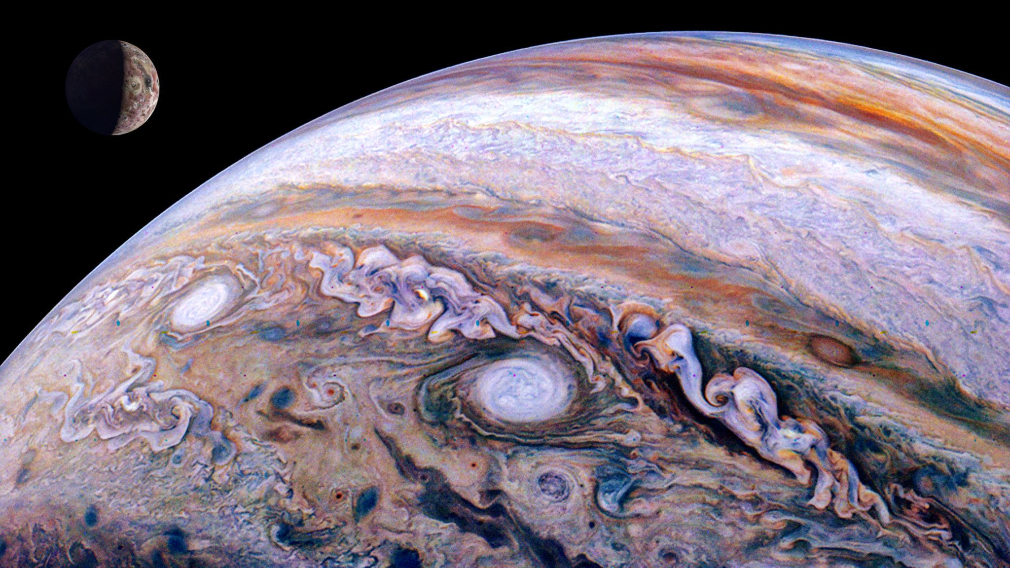Jupiter und Io Montage