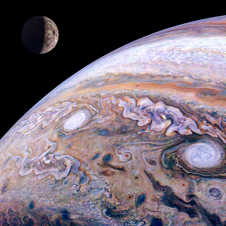 Jupiter und Io Montage