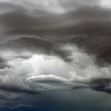 dramatic stormy clouds
