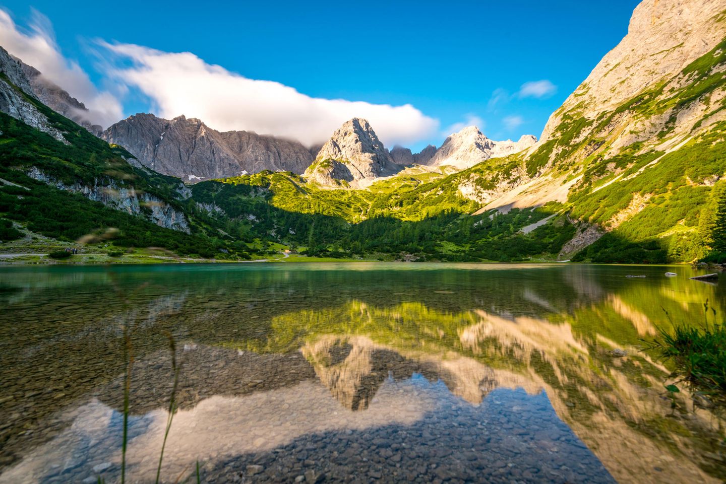 Ein Blick auf Seebensee