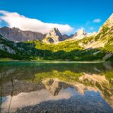 Ein Blick auf Seebensee