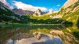 Ein Blick auf Seebensee
