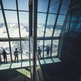 Ein Blick auf das Panorama von der Skipiste