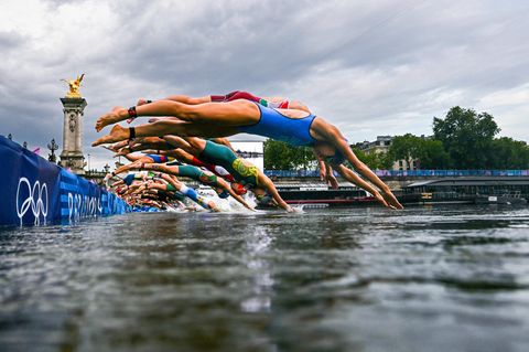 Massenstart Triathlon Paris 2024