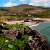 Klosterruine Derrydane Abbey und Derrynane Beach
