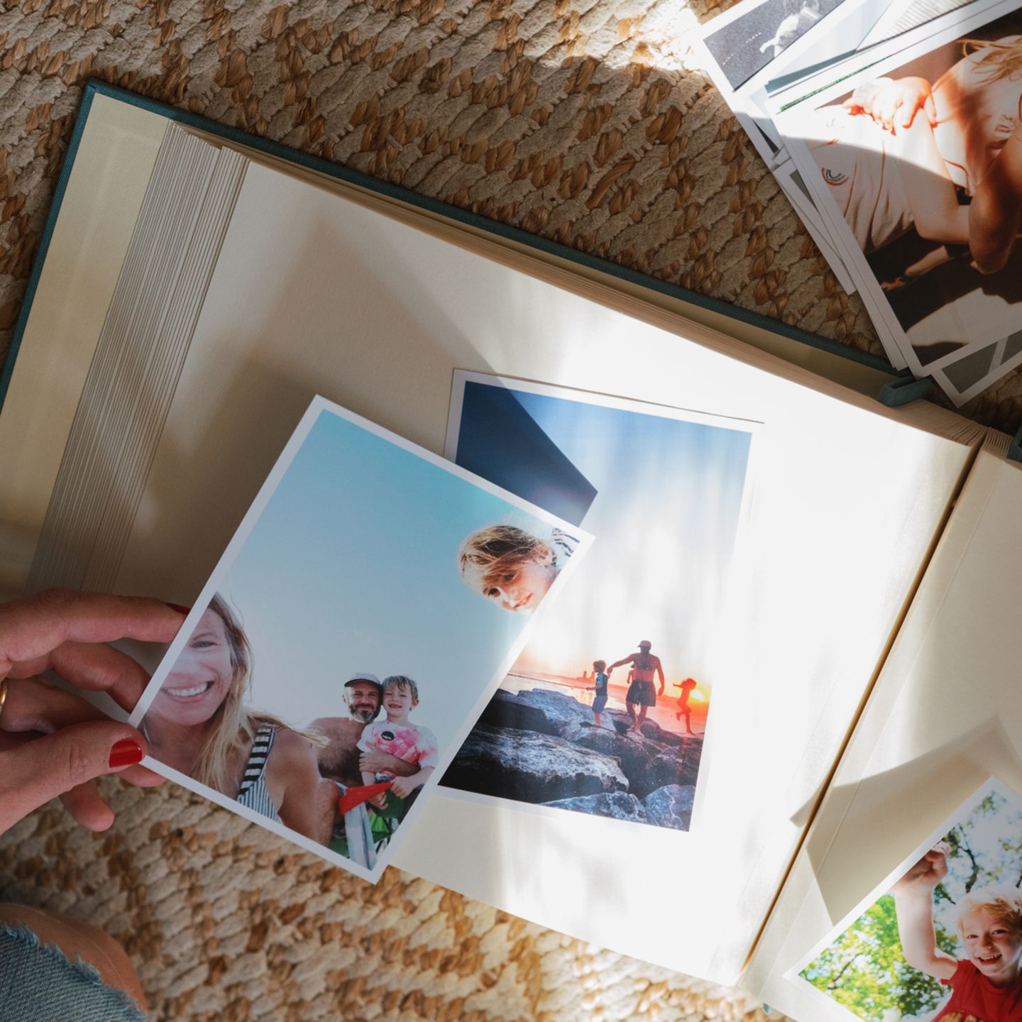 Blick in ein Fotoalbum