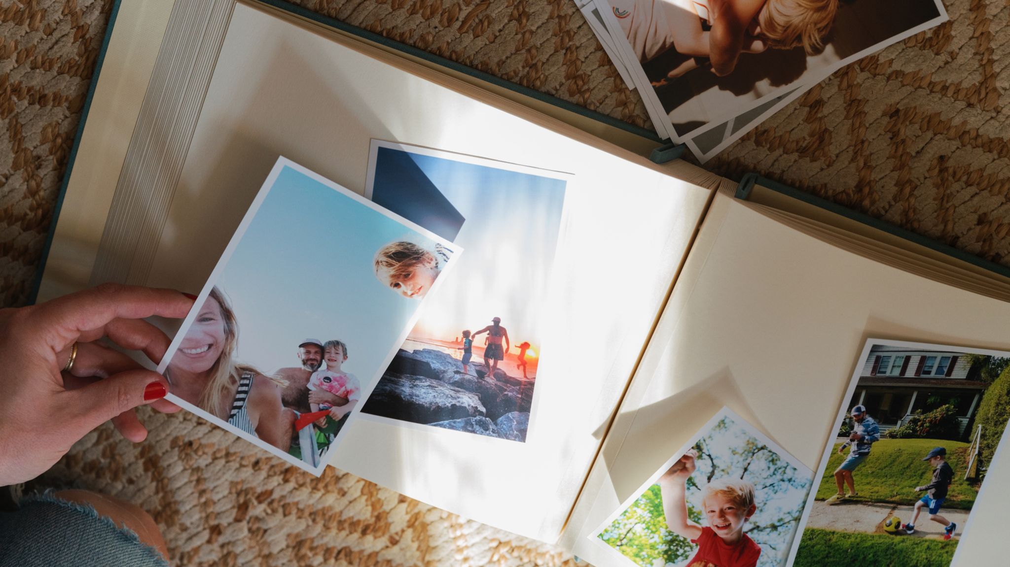 Blick in ein Fotoalbum
