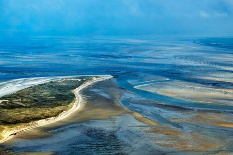 Luftaufnahme Wattenmeer