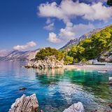 Strand in Dalmatien, Kroatien