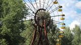 Riesenrad im verlassenen Vergnügungspark von Pripyat