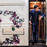 Seitenansicht des Zuges mit dem Fahrregler