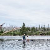 Stand Up Paddling beim The Hearts Hotel