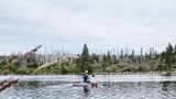 Stand Up Paddling beim The Hearts Hotel