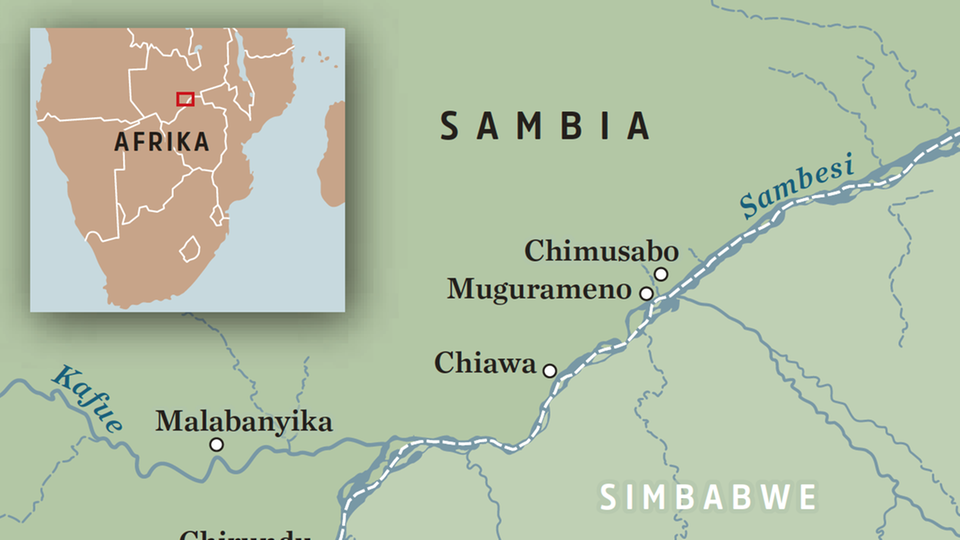 Die Projektdörfer im Süden Sambias liegen an den Flüssen Kafue und Sambesi Die Projektdörfer im Süden Sambias liegen an den Flüssen Kafue und Sambesi