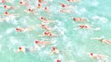 Lebensretter im Wasser am Huntington Beach