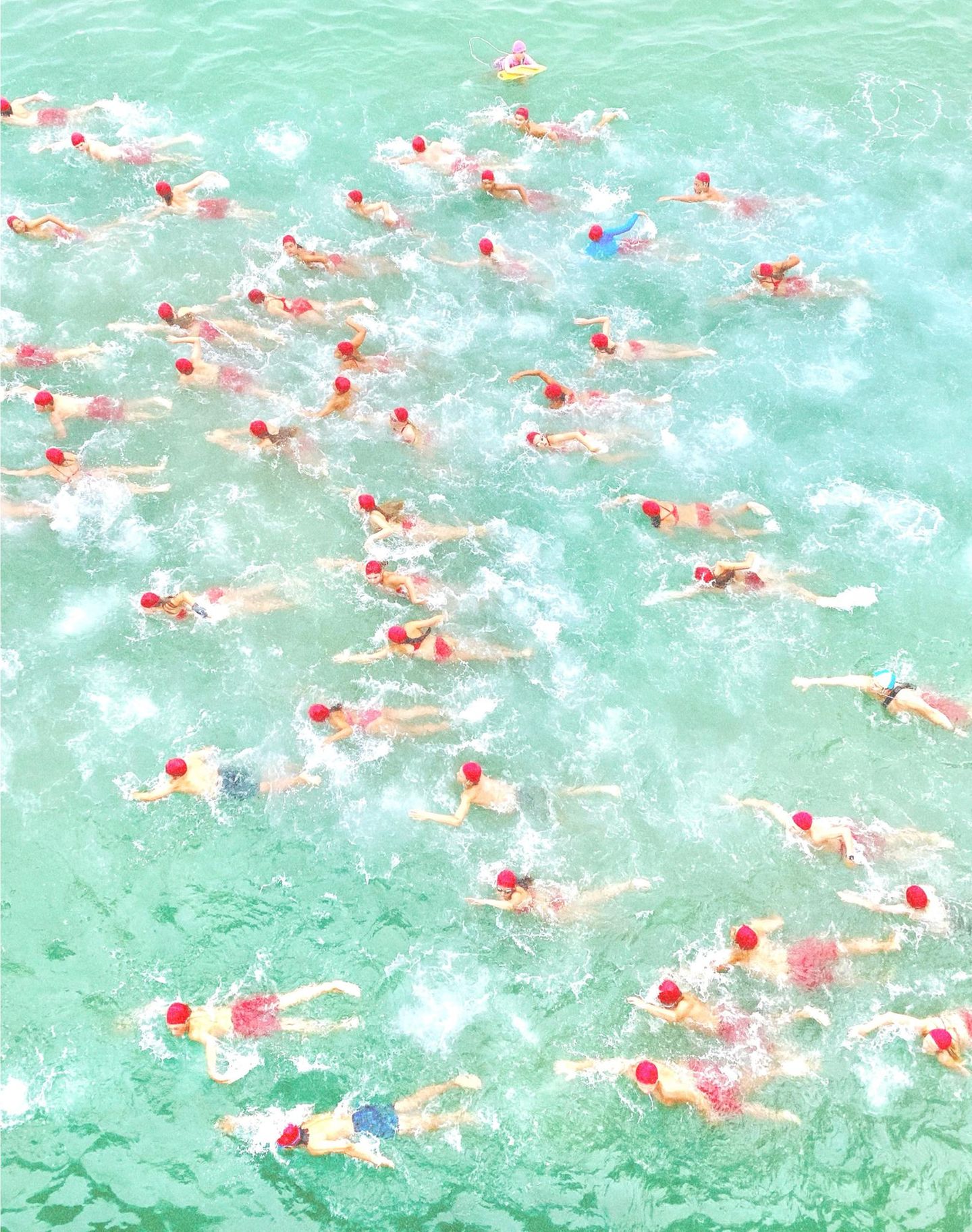 Lebensretter im Wasser am Huntington Beach