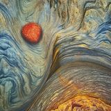 Abstraktes Landschaftsmotiv