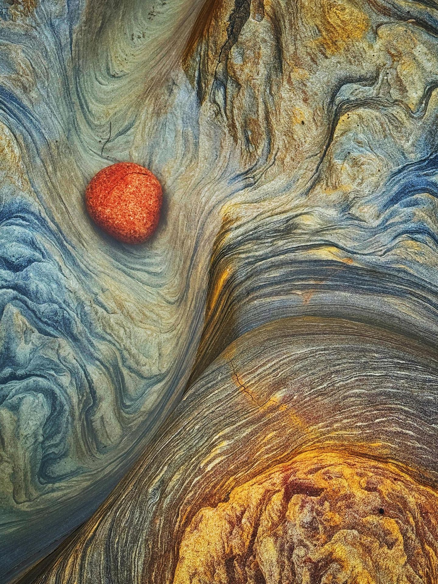 Abstraktes Landschaftsmotiv