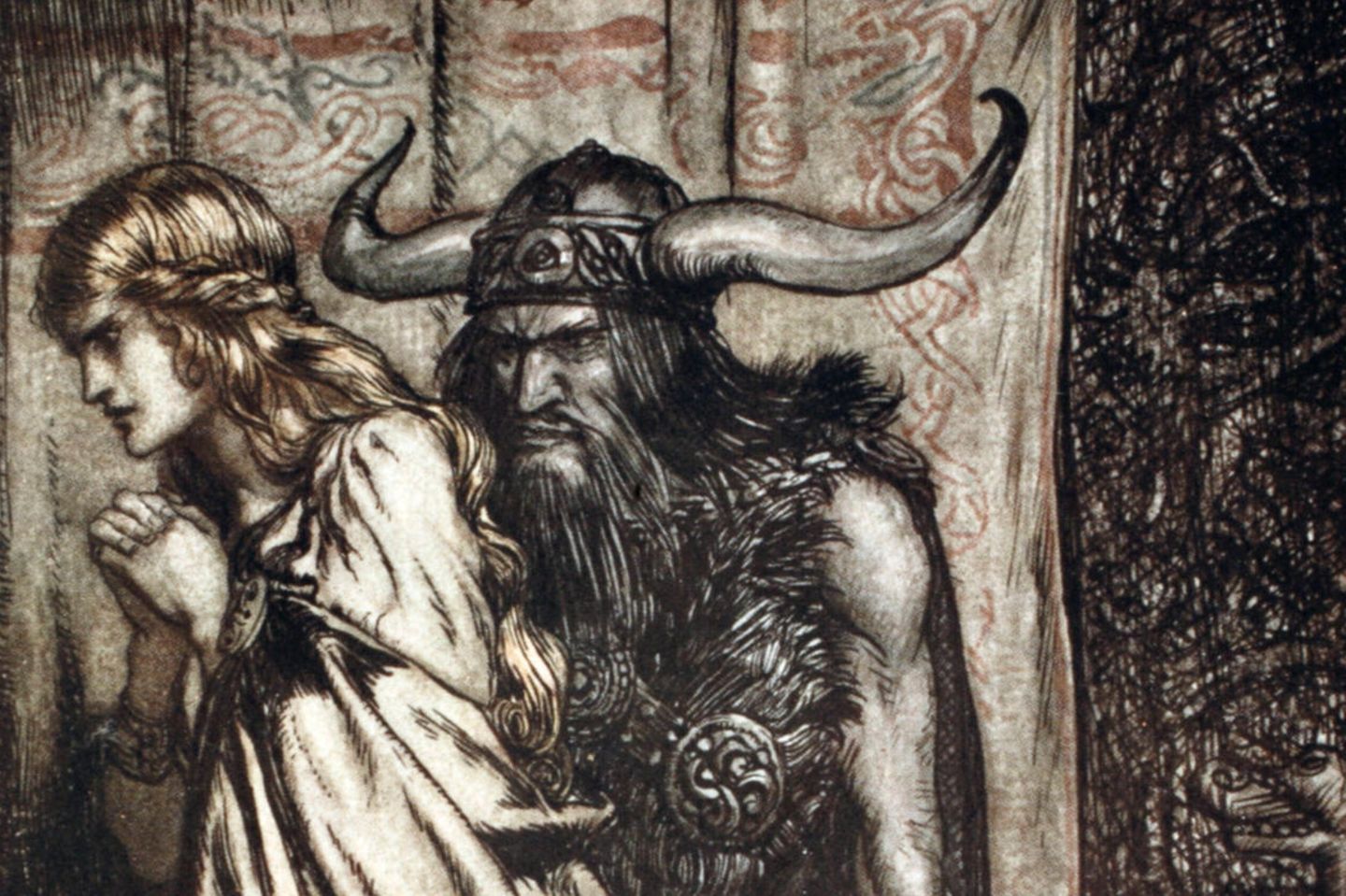 Hagen mit Hörnerhelm