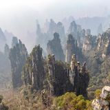 Ein Blick auf Zhangjiajie National Forest Park
