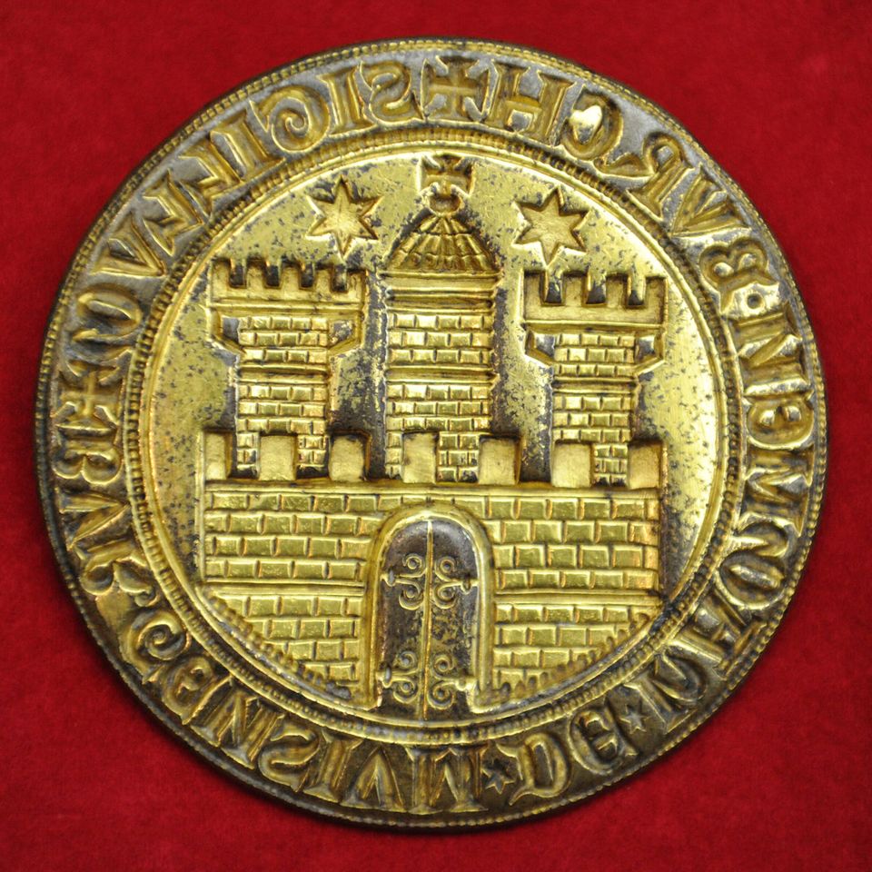 Wappen Hamburg gold