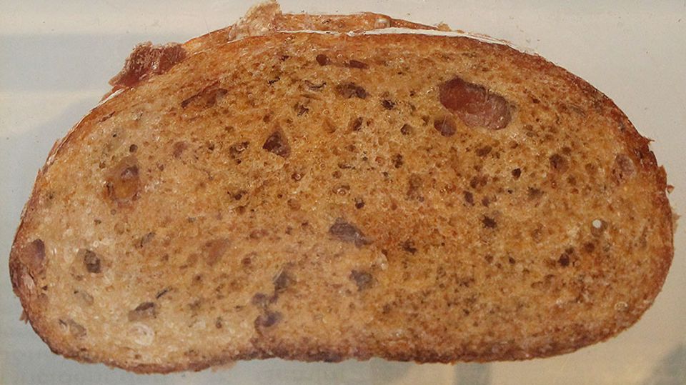 Corned Beef-Sandwich aus dem Weltraum im Museum