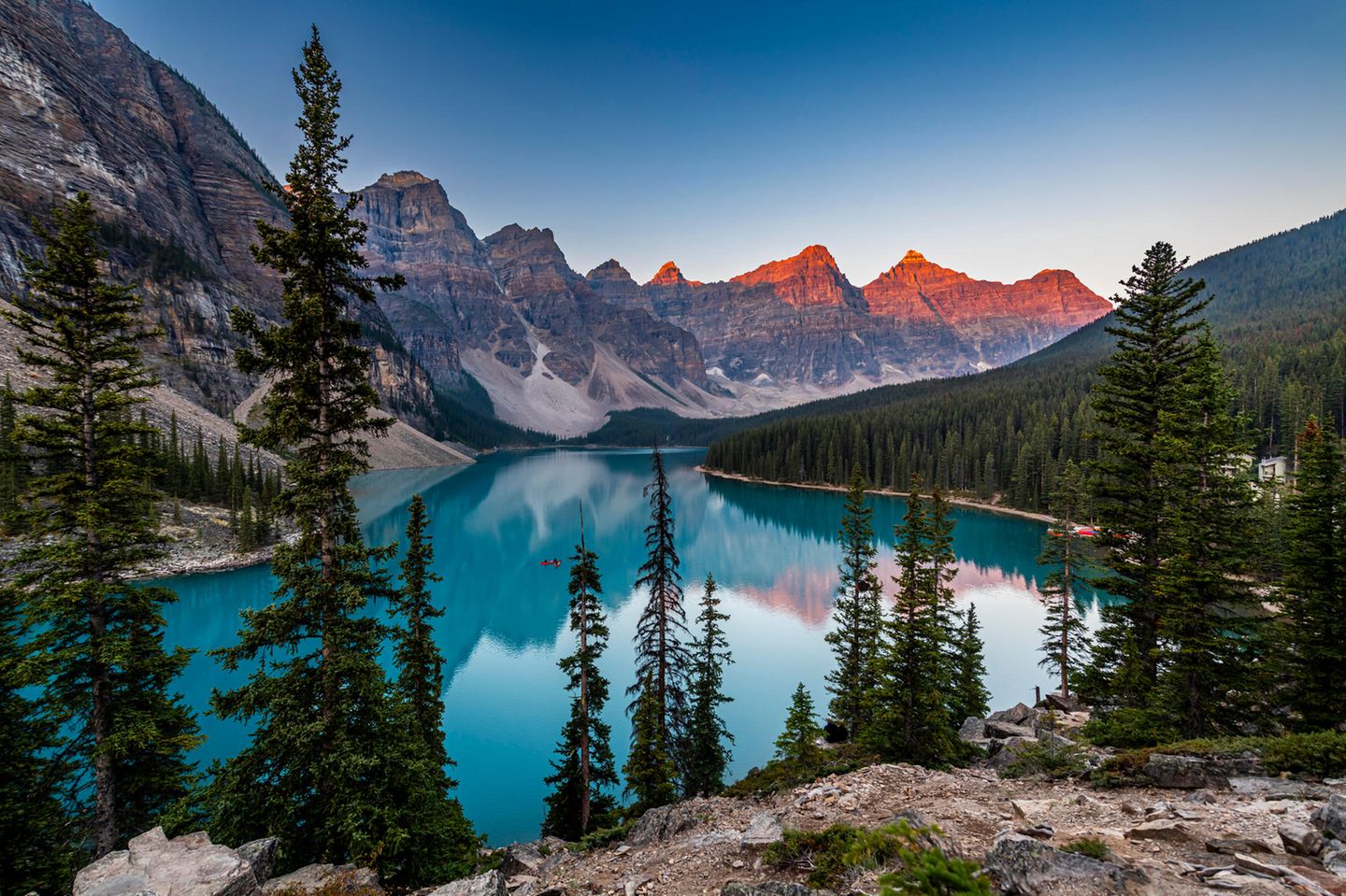 Ein Blick auf Banff-Nationalpark