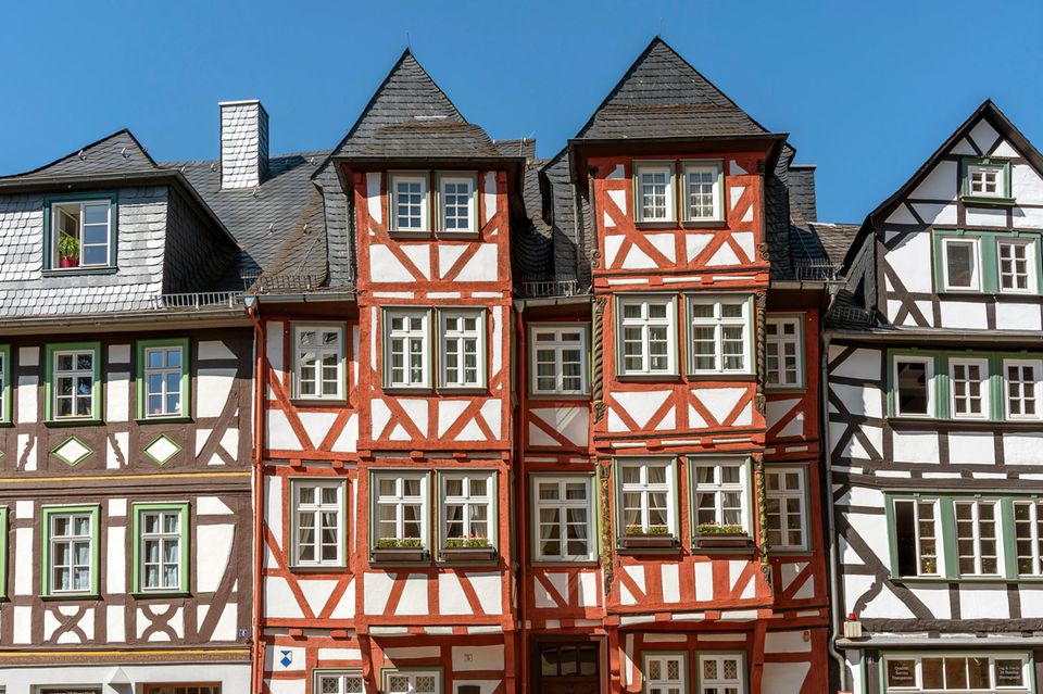Städte in Deutschland: Fachwerk in Wetzlar 1.4982