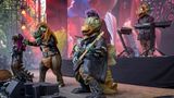 ROARRRRRR! Die Musikerinnen und Musiker von Heavysaurus rockten die Bühne wie es nur Urzeitriesen können.