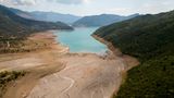 Mornos-Stausee in Griechenland