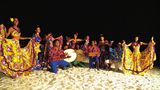 Sega-Tänzer am Strand von Mauritius