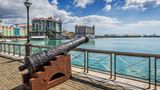 Alte Kanone an der Promenade am Caudan Waterfront, Port Louis