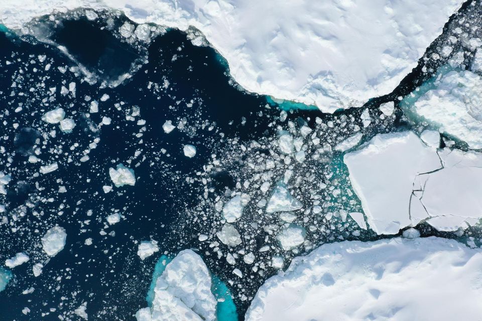 Weddell Lake in the Norden der Westantarktis