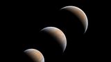 Venus in verschiedenen Stadien