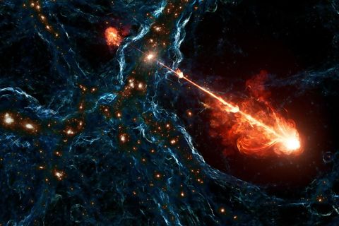 Kosmisches Feuerwerk