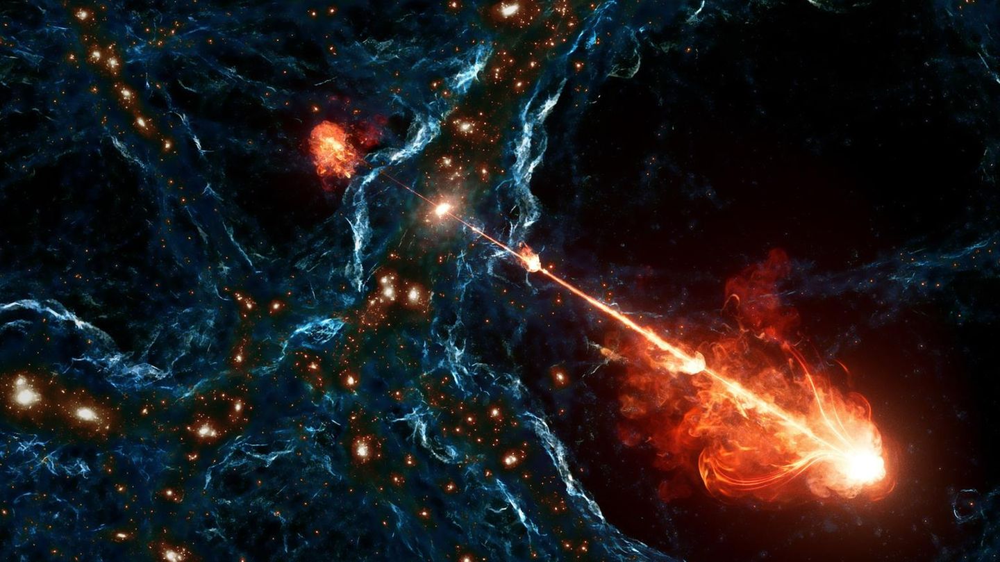 Kosmisches Feuerwerk