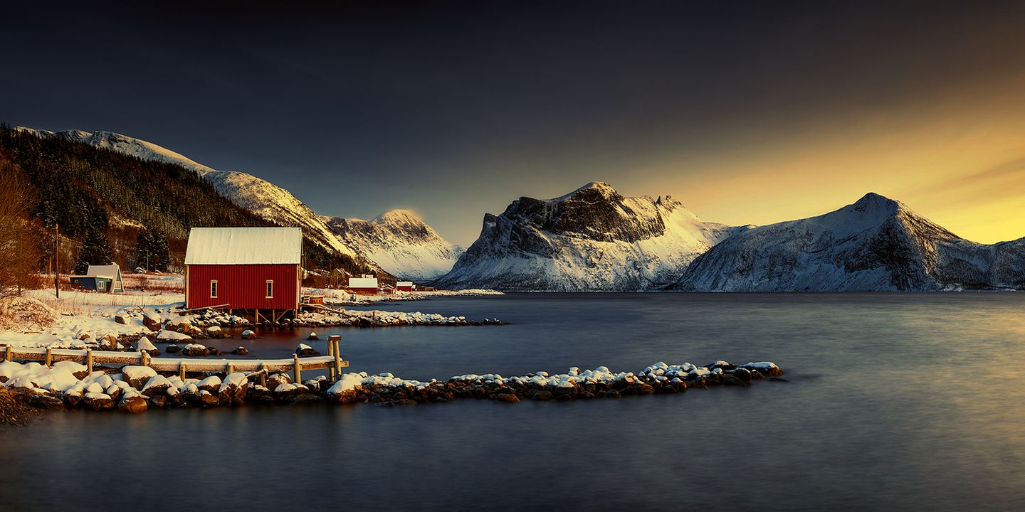 Bergsbotn Fjord, Norwegen