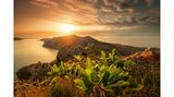 Sonnenuntergang, Santorin, Griechenland