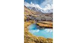 Kleiner See im Réou d’Arsine unterhalb des Arsine-Gletschers in den französischen Alpen